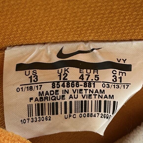 Nike SB Dunk Low Circuit Orange Mens Size 13 Sneakers Gym Activewear 854866-881 main image 9